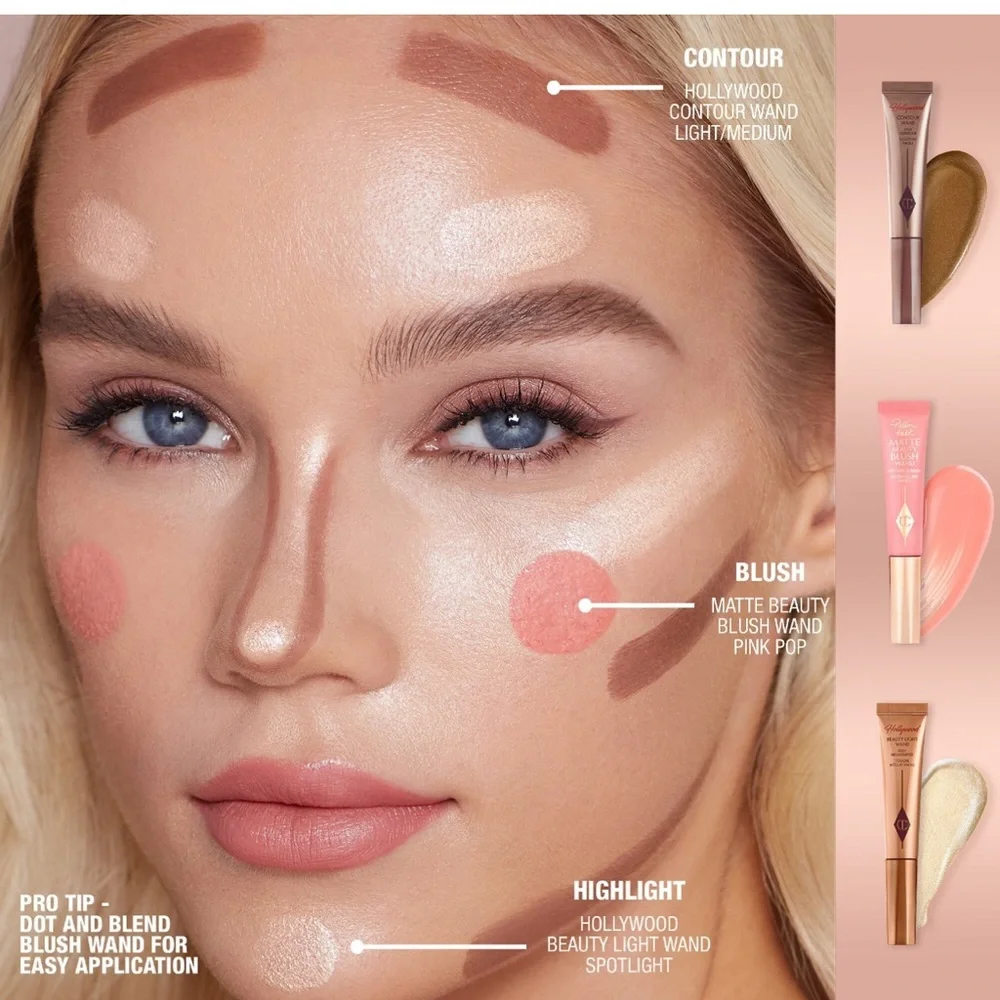 ✨Charlotte Tilbury Matte Beauty Blush Wand | Pillow Talk | New in box✨